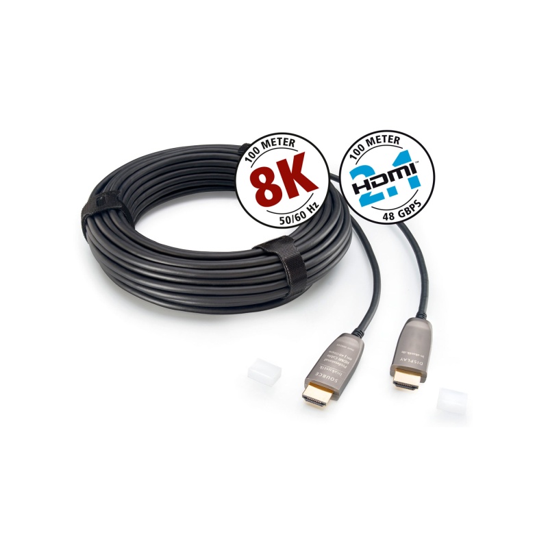 Inakustik Profi HDMI 2.1 Optical Fiber Cable 8K 48Gbps 100M