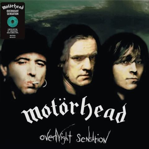 LP Motorhead – Overnight Sensation (25th Anniversary, Green W/ Black Smoke)